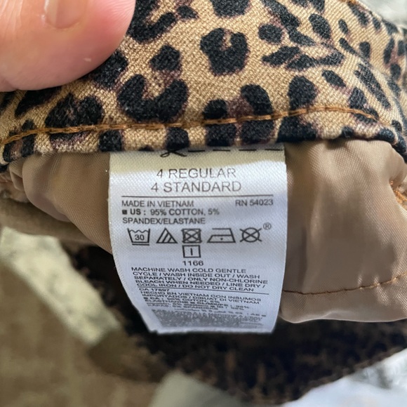 Bundle- Dark Navy and Leopard print Pixie work pants - Picture 10 of 12